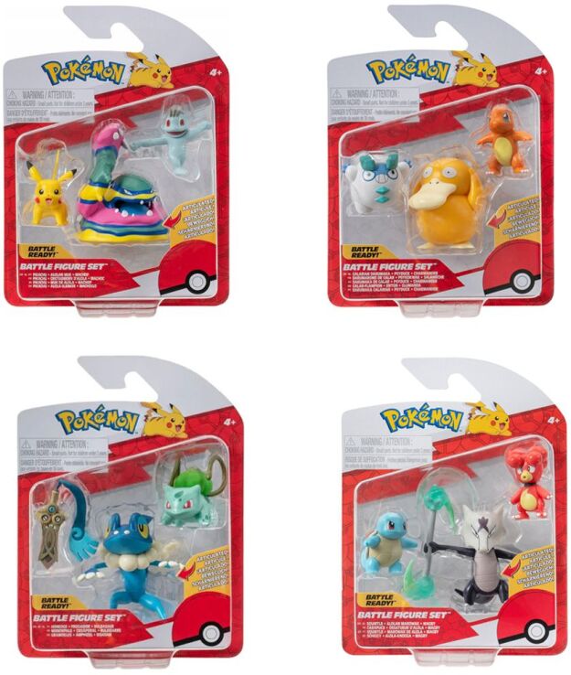 Pokemon Φιγούρες 3Τμχ W19-4 Σχέδια (JW095155-W19) (2)