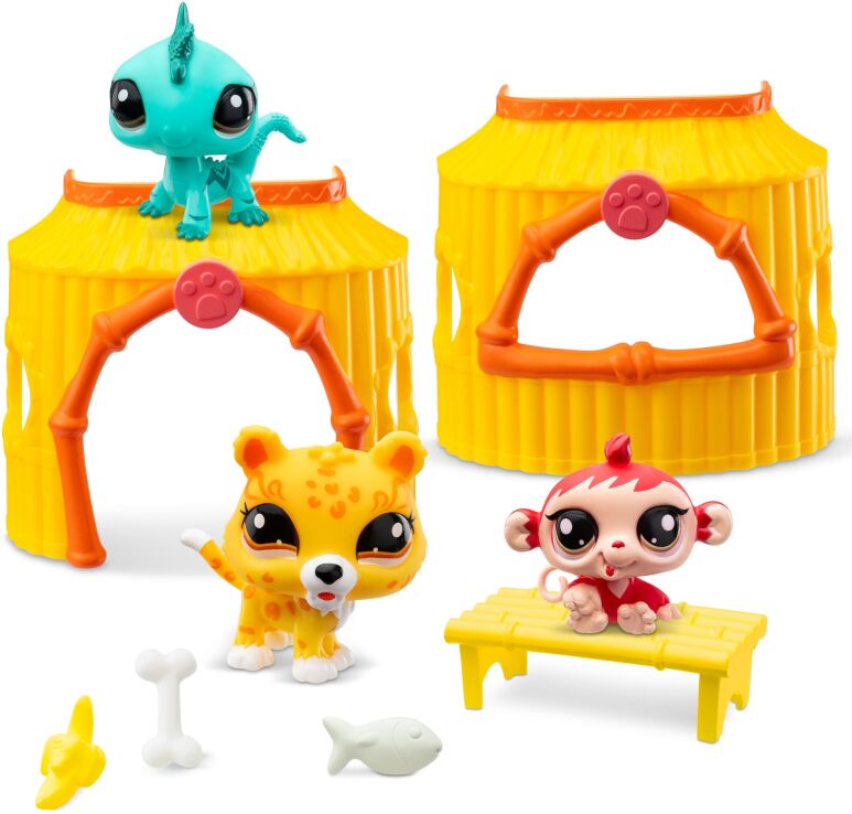 Littlest Pet Shop Φιγούρες 3Τμχ Με Αξεσουάρ-Ζούγκλα (BF000515) (0)