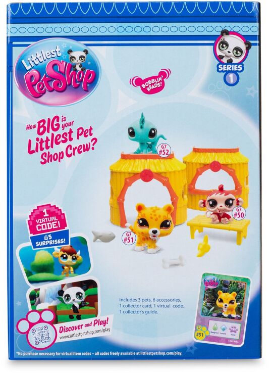 Littlest Pet Shop Φιγούρες 3Τμχ Με Αξεσουάρ-Ζούγκλα (BF000515) (2)