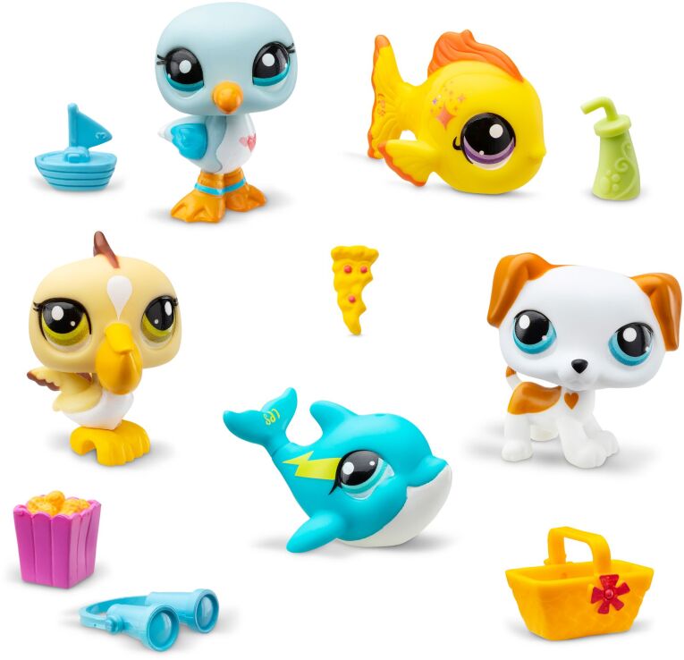 Littlest Pet Shop Φιγούρες 5Τμχ-Παραλία (BF000517) (0)