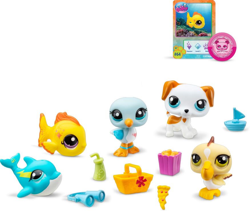 Littlest Pet Shop Φιγούρες 5Τμχ-Παραλία (BF000517) (3)