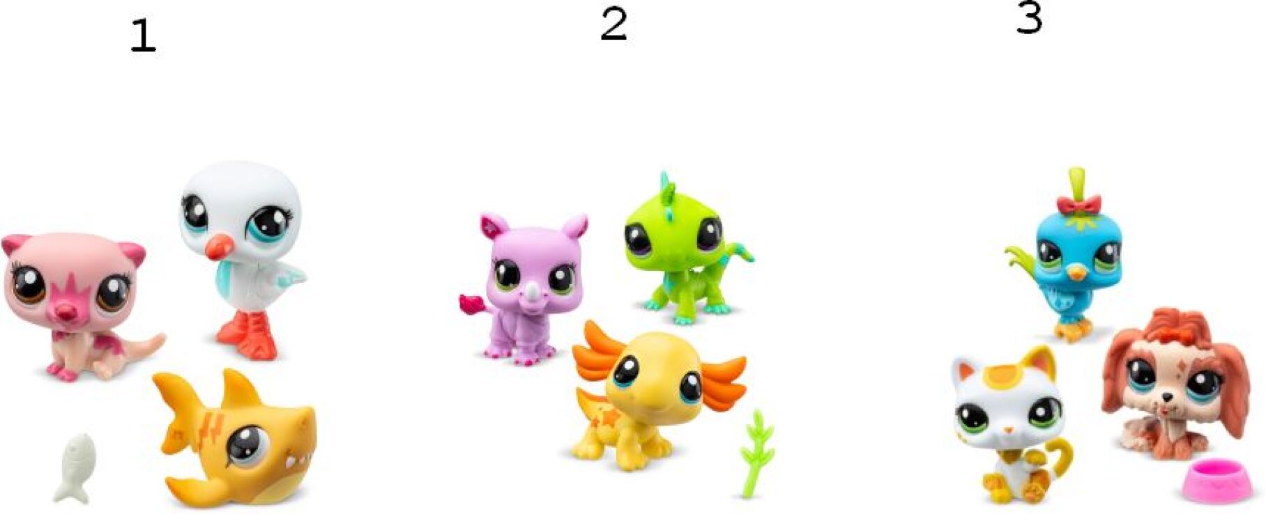Littlest Pet Shop Φιγούρες 3Τμχ Σε Σωλήνα-3 Σχέδια (BF000550-W1) (1)