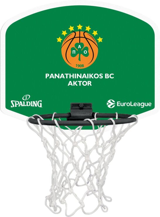 Spalding Euroleague Παναθηναϊκός Μπασκέτα Micro (79-076Z) (0)