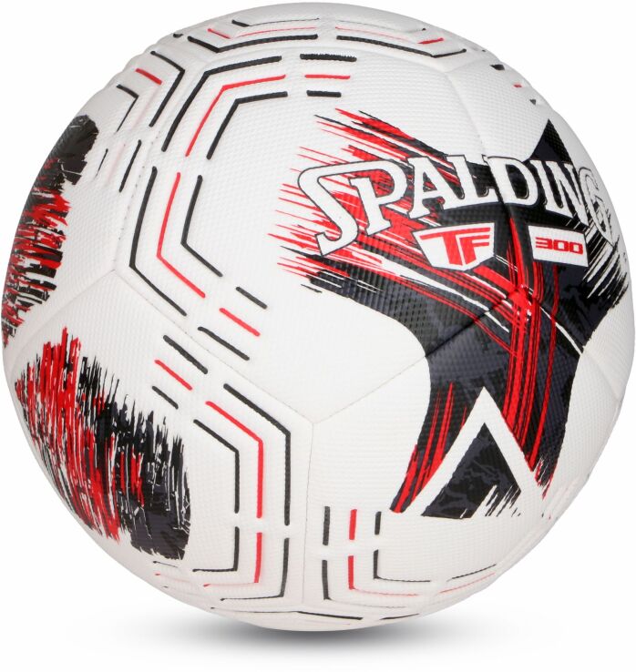 Spalding Μπάλα Ποδοσφαίρου White/Red S5 (SPBFTF300AT5) (1)