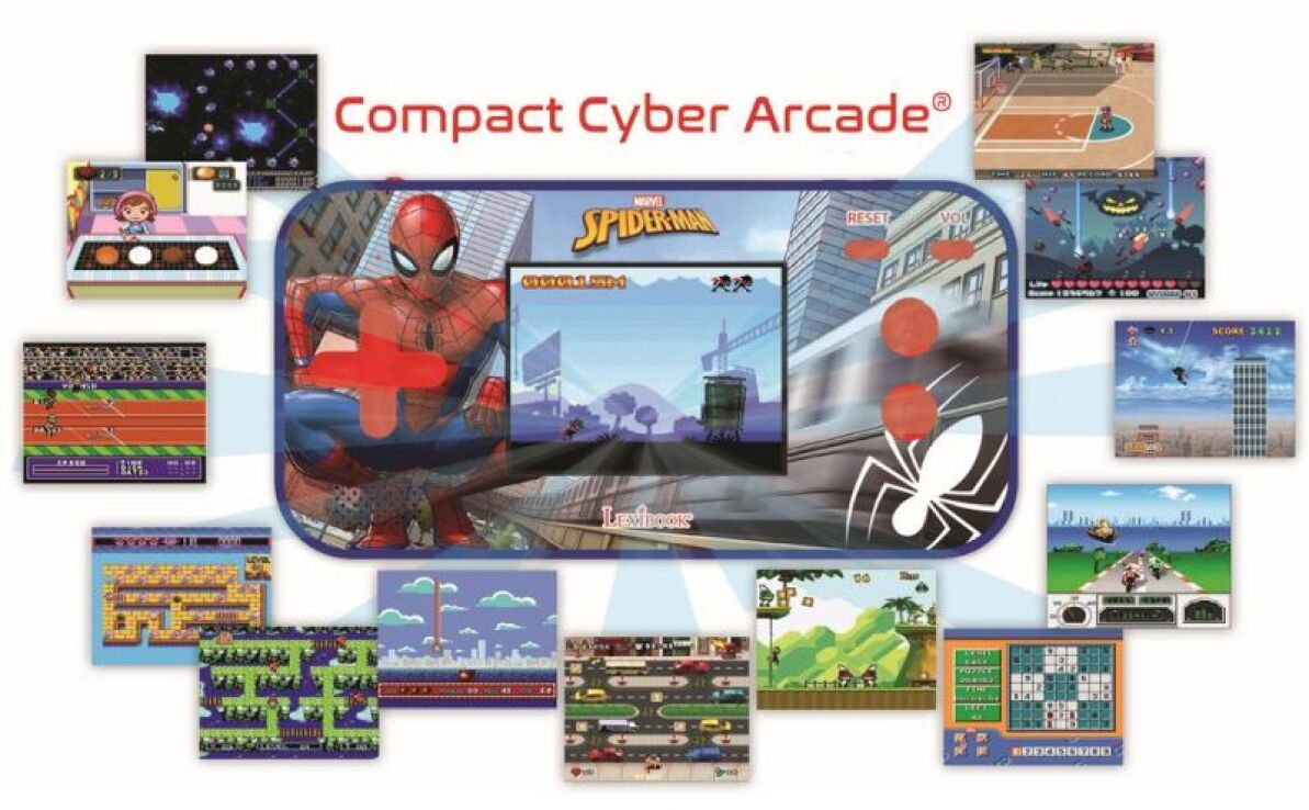 Spiderman Ηλεκτρονική Κονσόλα 2,5" Compact Cyber Arcade (JL2367SP) (2)