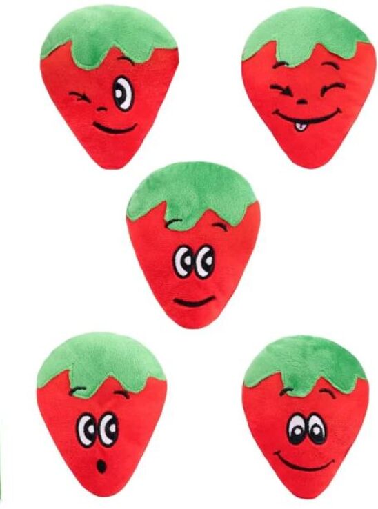 Haribo Λούτρινο Φράουλες Snack Bag (32.55-0101/STRAWBS) (1)