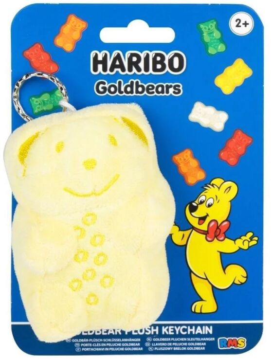 Haribo Λούτρινο Χρυσά Αρκουδάκια 10cm Μπρελόκ-5 Σχέδια (32.55-0110) (2)