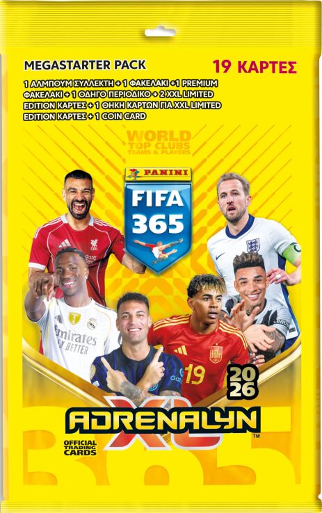 Panini Fifa 365 26 Adrenalyn Mega Starter Pack (PA.AL.FI.226) (0)