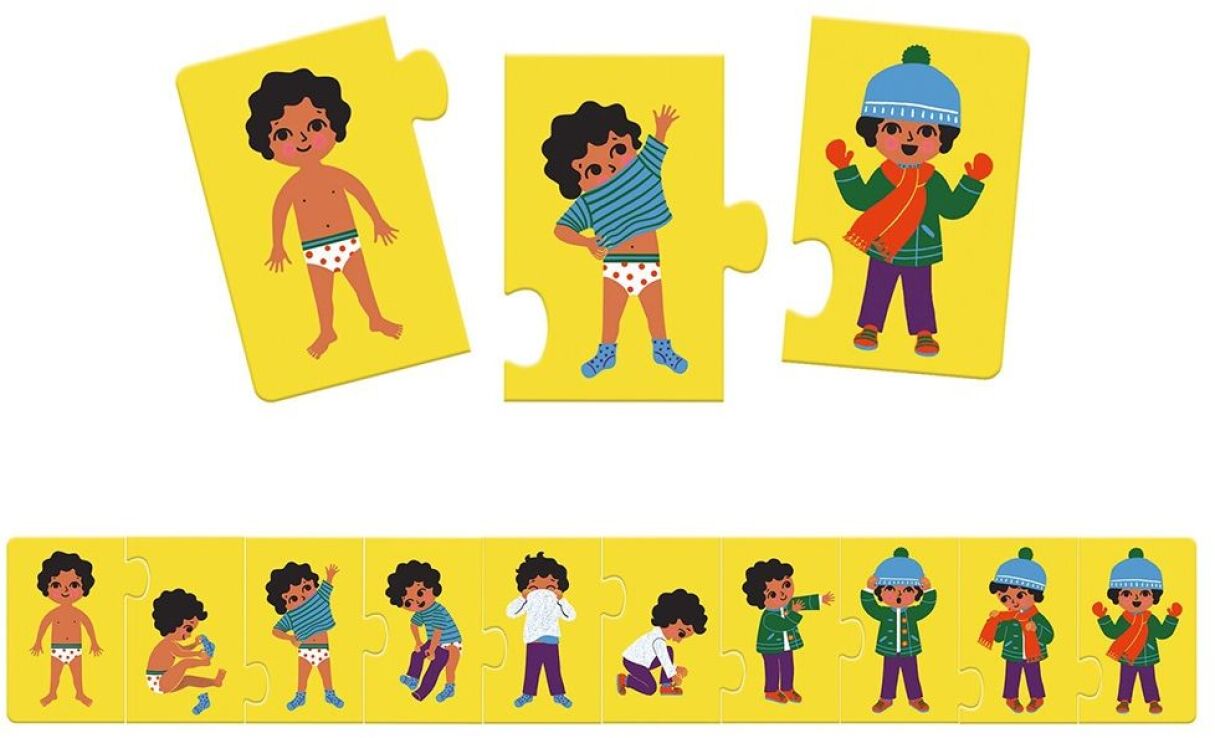 Djeco Παζλ Μαθαίνω Να Ντύνομαι 10Τμχ (176-08188) (1)