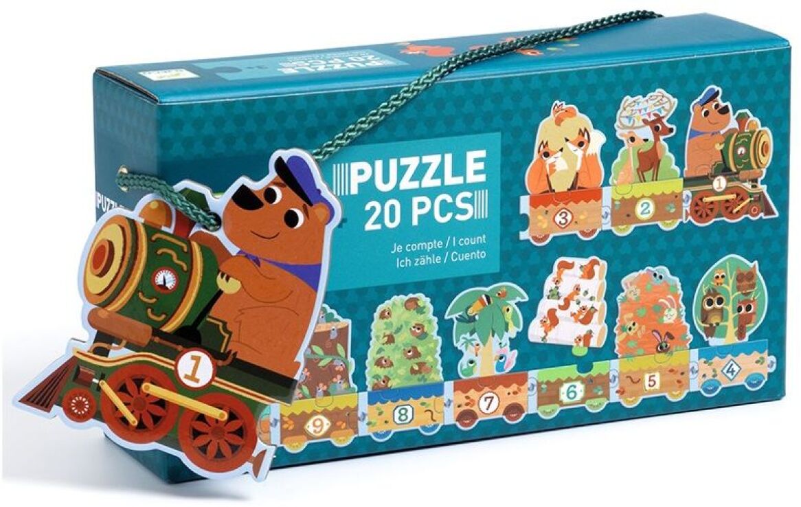 Djeco Παζλ Duo Μαθαίνω Να Μετράω 20Τμχ (176-08194) (1)