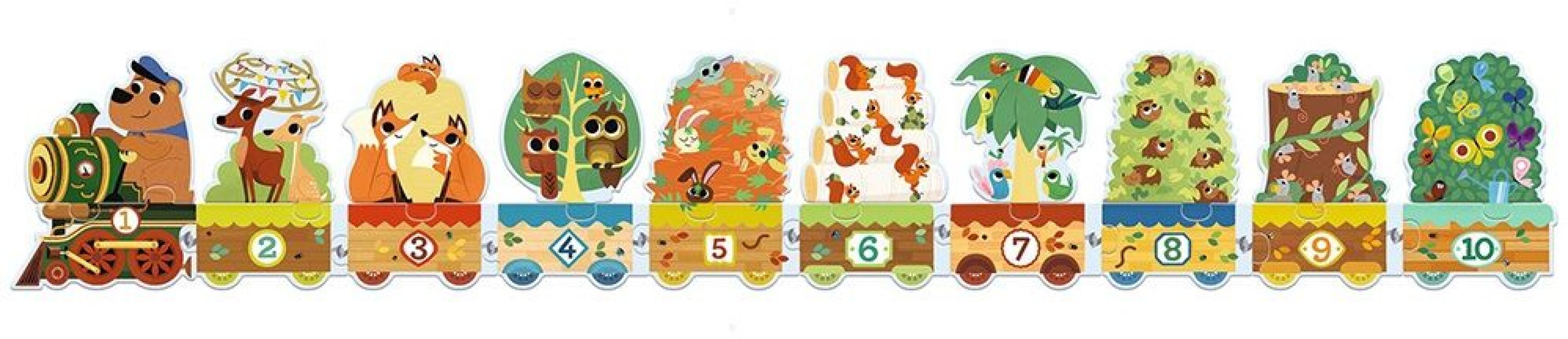 Djeco Παζλ Duo Μαθαίνω Να Μετράω 20Τμχ (176-08194) (2)