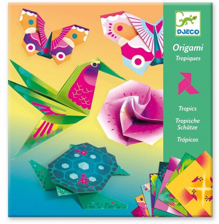 Djeco Origami-Τροπικά Ζώα & Λουλούδια (176-08754) (0)