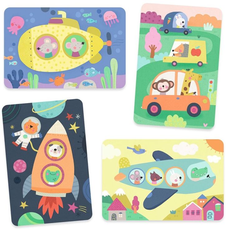 Djeco Ζωγραφική Με Μαρκαδόρο Με Νερό-Οχήματα (176-09074) (4)