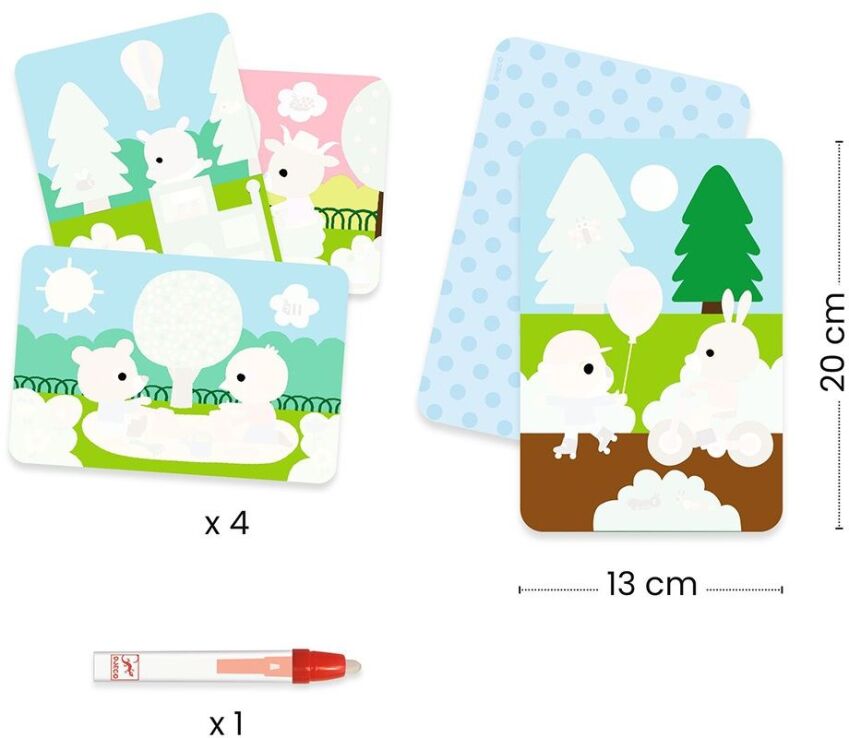 Djeco Ζωγραφική Με Μαρκαδόρο Με Νερό-Πάρκο (176-09075) (4)