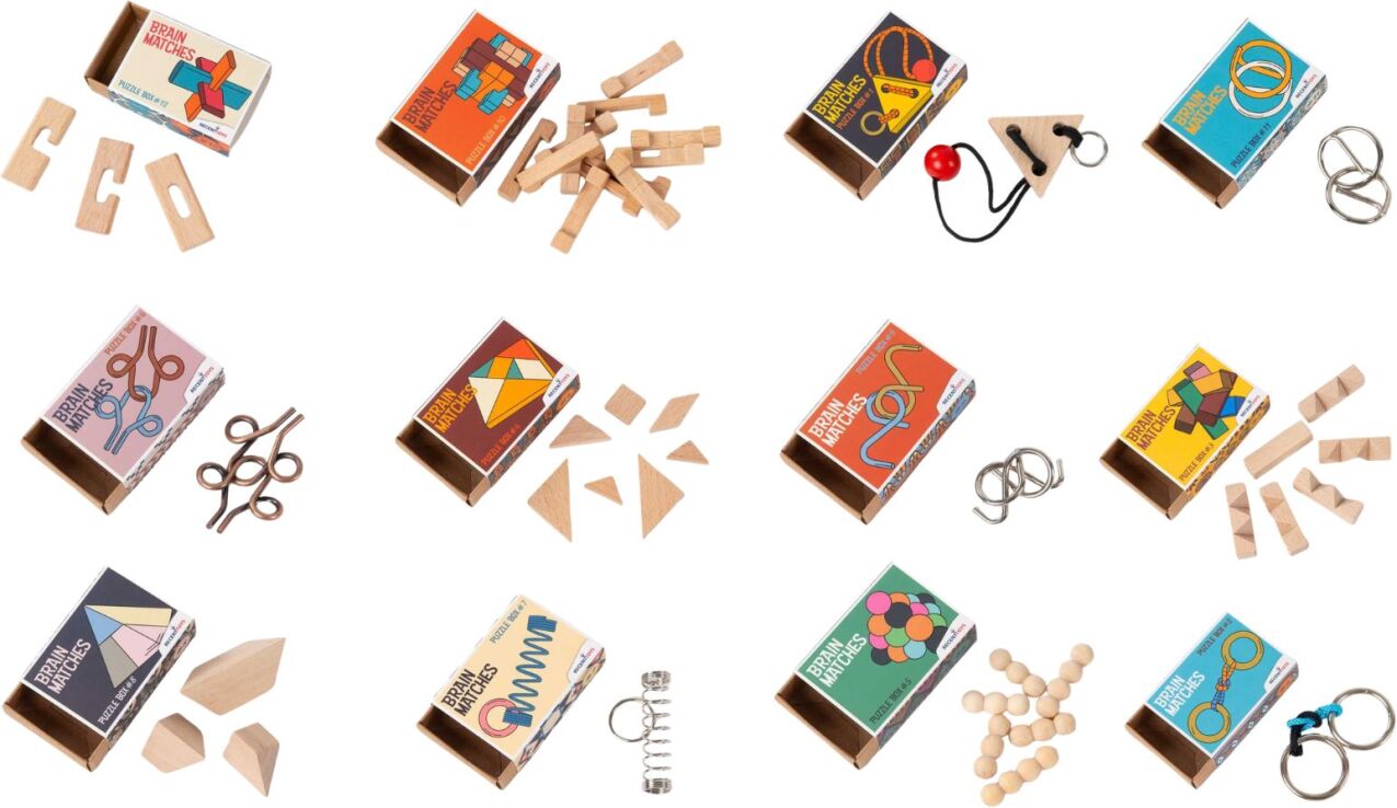 Rtoys Σπαζοκεφαλιά Brain Matches-12 Σχέδια-1Τμχ (285-RT5188) (0)
