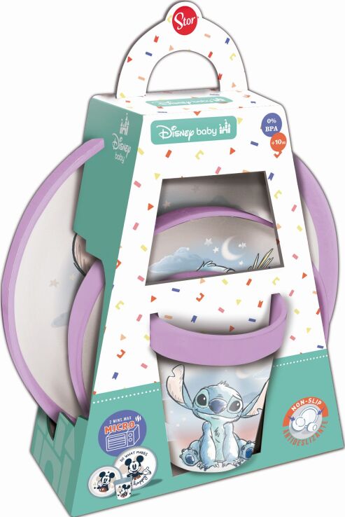 Stor Σετ Φαγητού 3Τμχ Stitch (105574) (1)