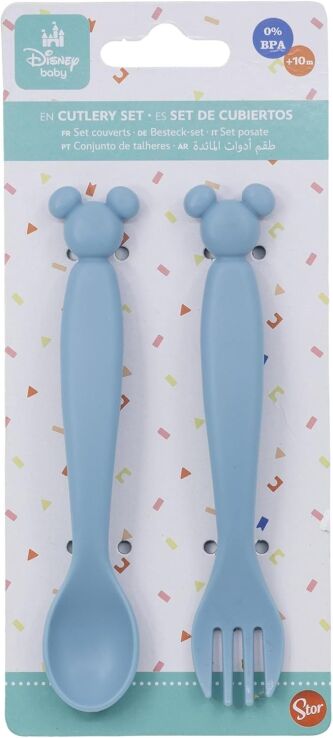 Stor Σετ Κουτάλι-Πηρούνι Mickey Mouse (105608) (1)