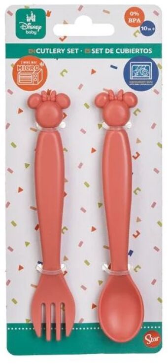 Stor Σετ Κουτάλι-Πηρούνι Minnie Mouse (105589) (1)