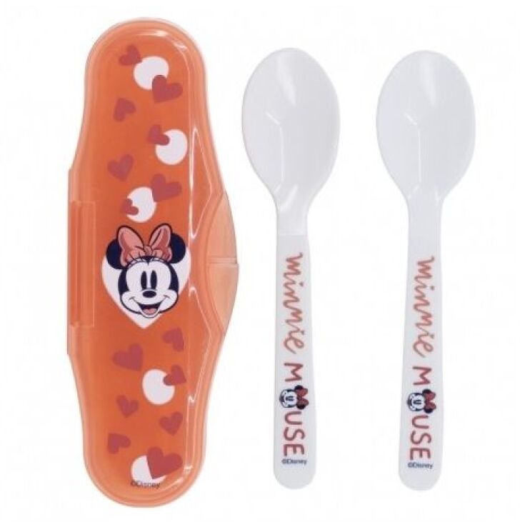 Stor Κουταλάκια Φαγητού Με Θήκη Minnie Mouse 2Τμχ (105591) (0)