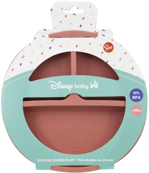 Stor Πιάτο Σιλικόνης Με Χωρίσματα Minnie Mouse (105603) (1)