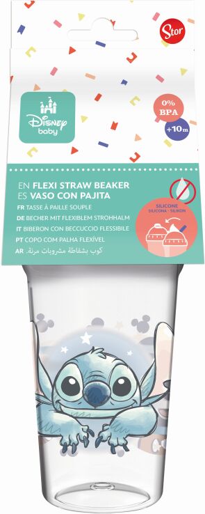 Stor Κύπελλο Με Καλαμάκι Stitch (105609) (1)