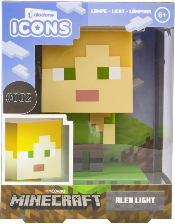 Paladone Minecraft Alex Icon Light (57502) (1)
