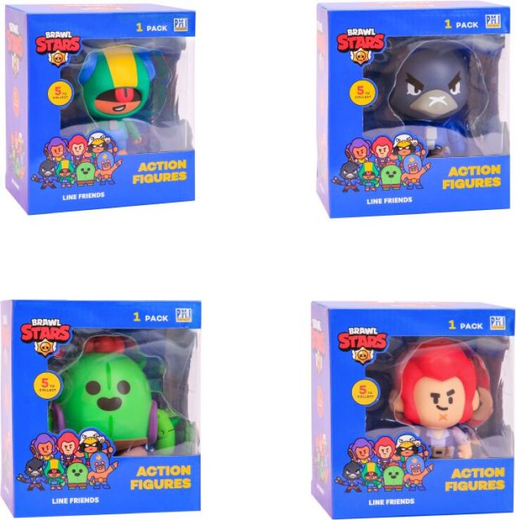 Brawl Stars S1 Φιγούρα 11.5cm-4 Σχέδια (080233) (2)