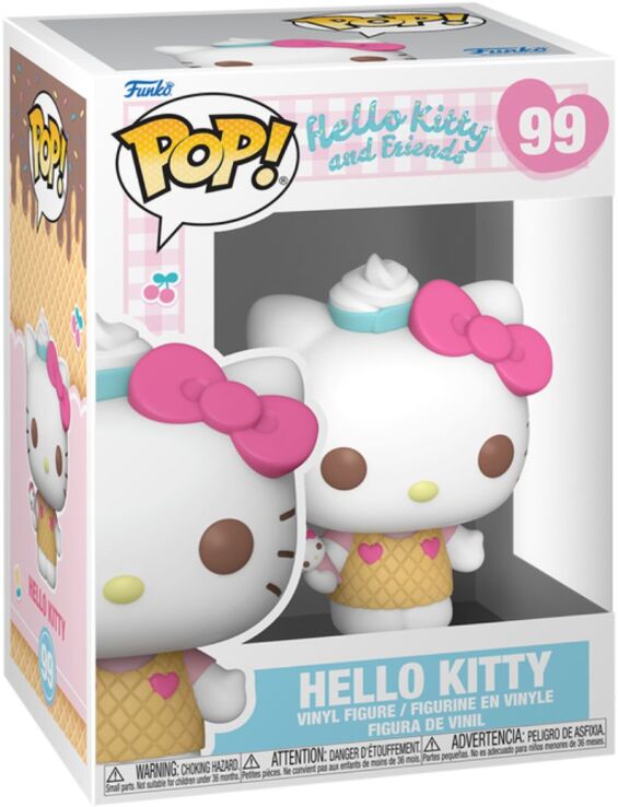 POP!#99 Hello Kitty(Ice Cream)-Sanrio:Hello Kitty & Friends (101017) (1)