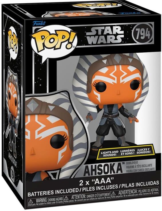 POP!#794 Φιγούρα Ahsoka(Lights & Sounds)-Star Wars (104201) (1)