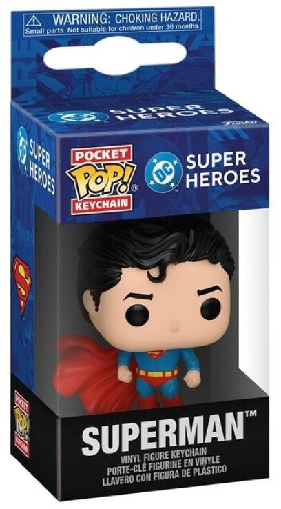 Pocket Pop!Μπρελόκ Superman-DC Super Heroes (106400) (1)
