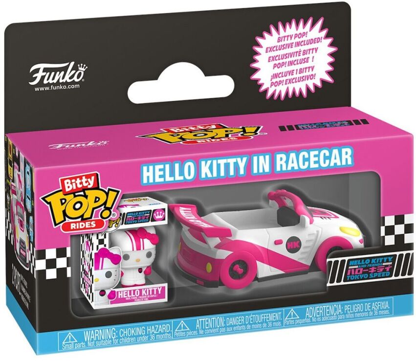 Bitty Pop!Rides:Sanrio-Hello Kitty In Racecar (108439) (1)