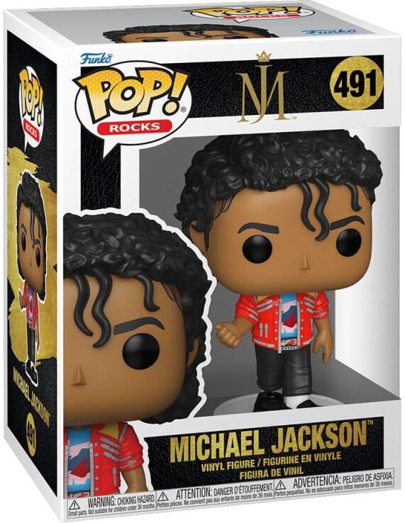 POP!#491 Φιγούρα Michael Jackson(Beat It)-Rocks (109620) (1)