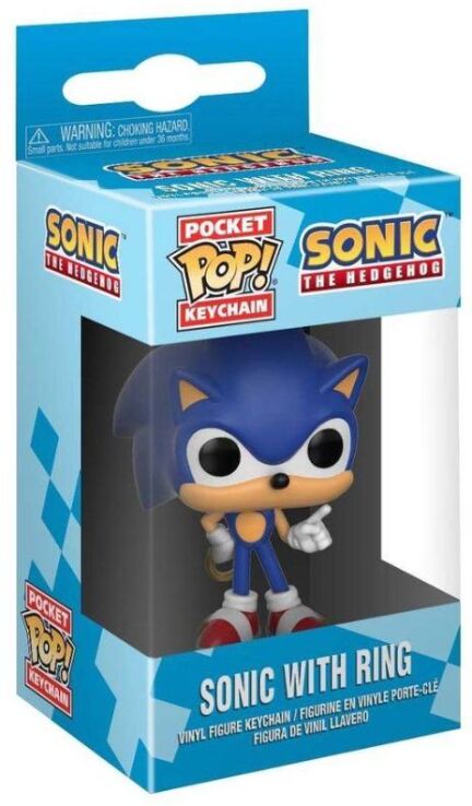 Pocket Pop!Μπρελόκ Sonic With The Ring-Sonic The Hedgehog (033160) (1)