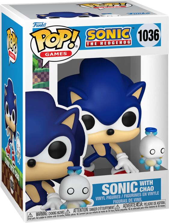 POP!#1036 Sonic With Hero Chao-Sonic The Hedgehog (097709) (1)
