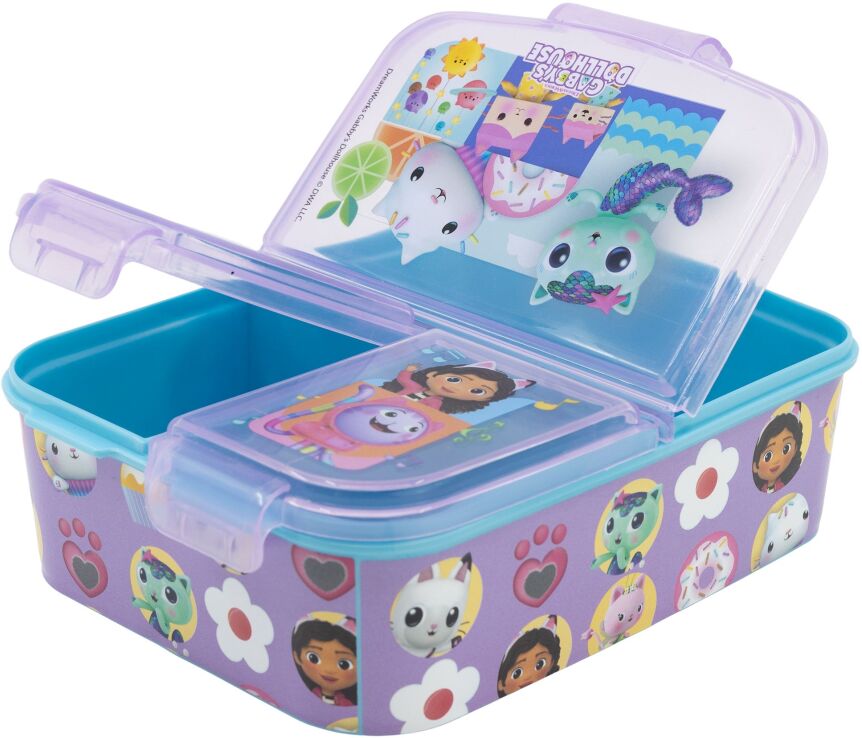 Stor Δοχείο Φαγητού 3 Διαμερίσματα Gabby's Dollhouse (101812) (1)