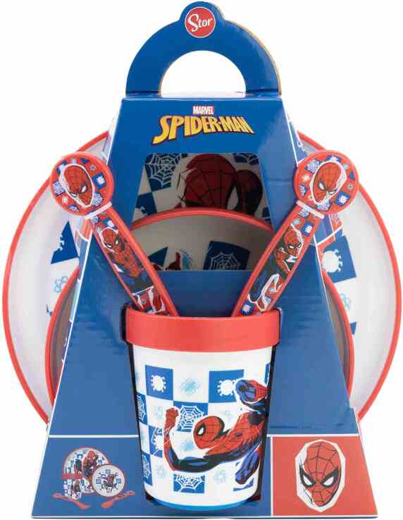 Stor Σετ Φαγητού 5Τμχ Spiderman (101862) (1)
