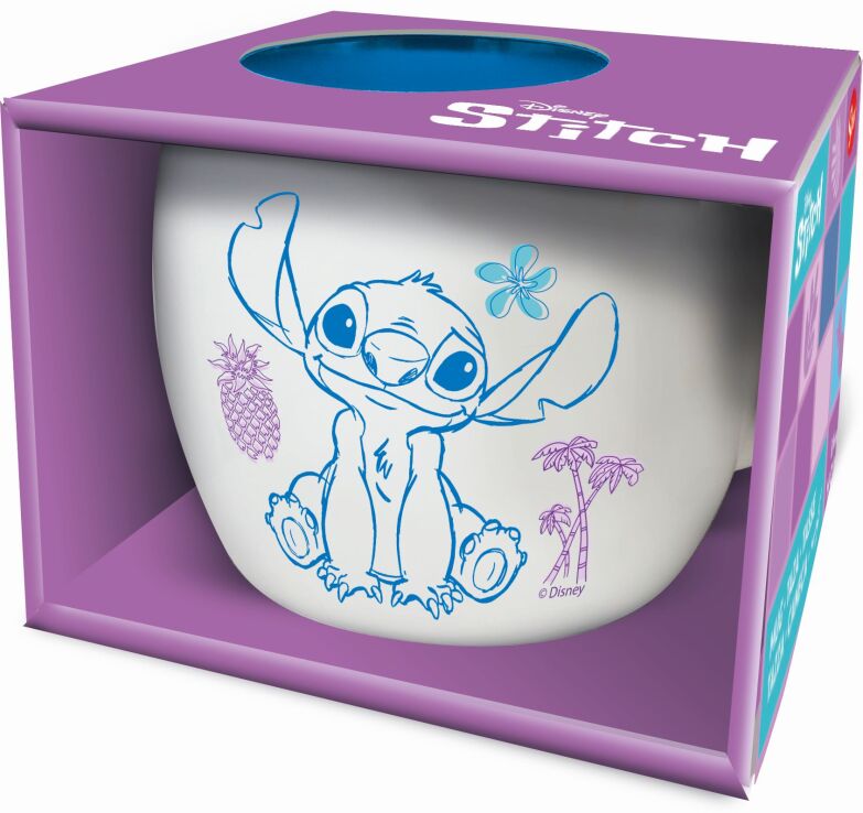 Stor Κούπα Κεραμική Stitch Drawing Globe 385ml (105653) (1)