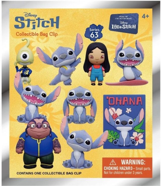 Monogram Disney-Lilo & Stitch Movie Φιγούρα Μπρελόκ Φακελάκι-1Τμχ (105019) (0)