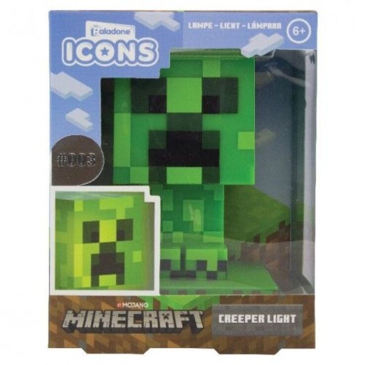 Paladone Minecraft Creeper Icon Light (057505) (1)