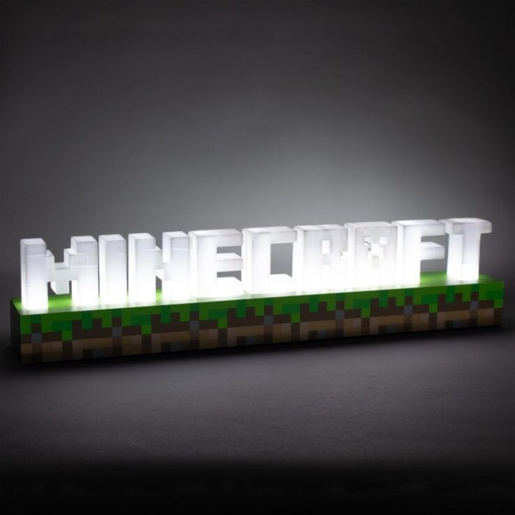 Paladone Minecraft Logo Light (070817) (2)