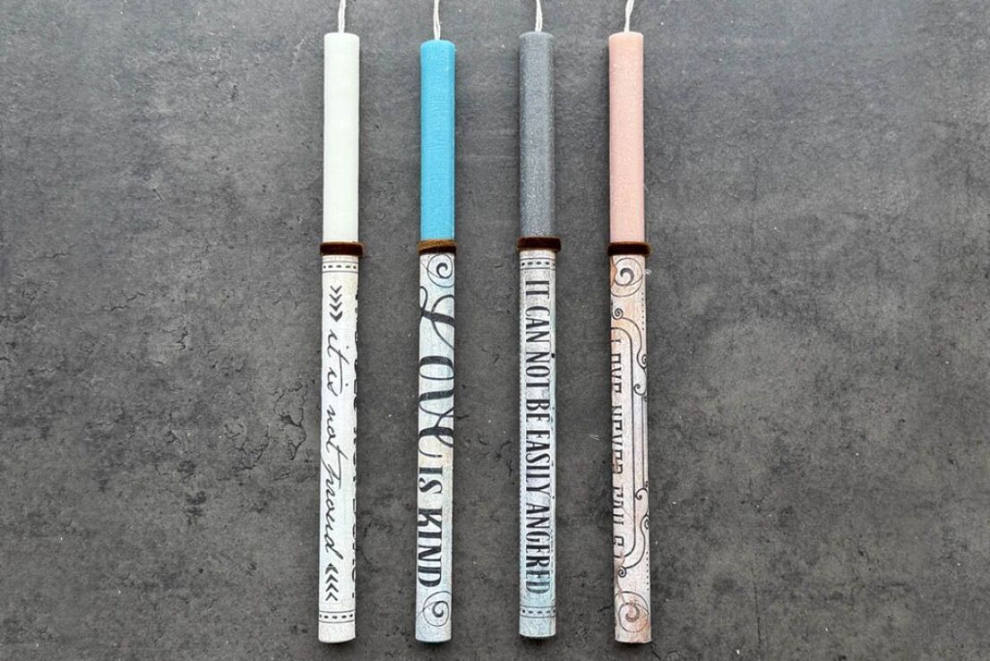 Λαμπάδα Ντεκουπάζ Ταμπέλες-4 Σχέδια (921-194-0051) (0)