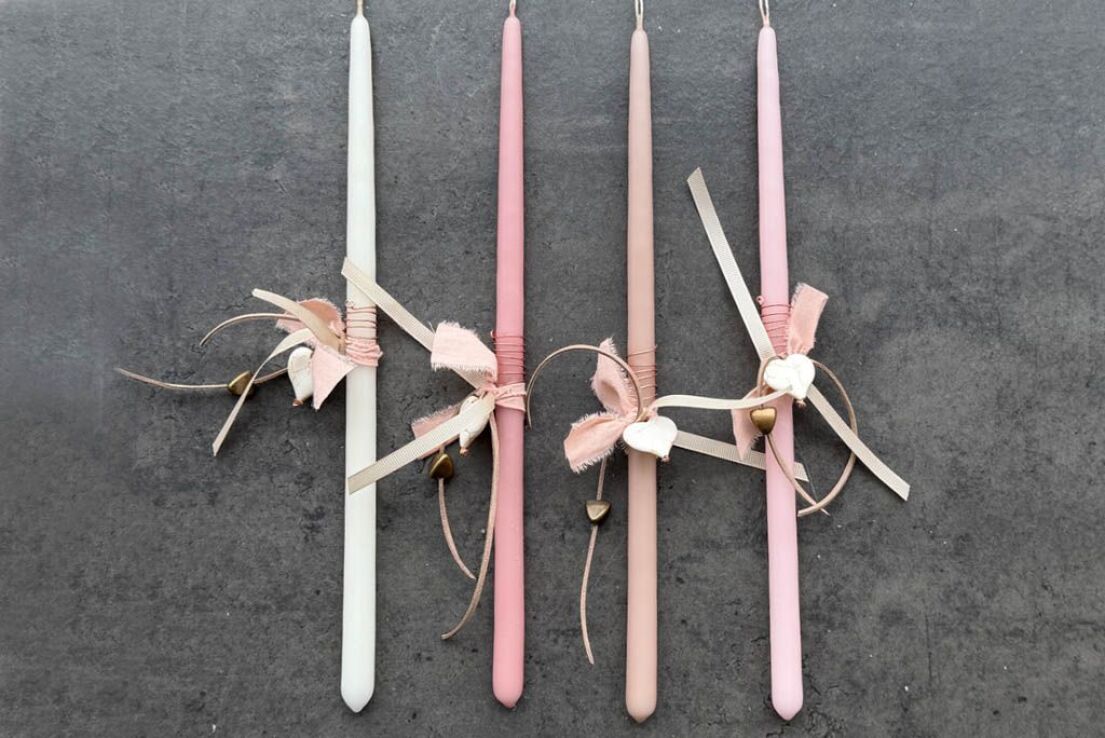 Λαμπάδα Καρδιά Κρακελέ-4 Σχέδια (931-944-0107) (0)