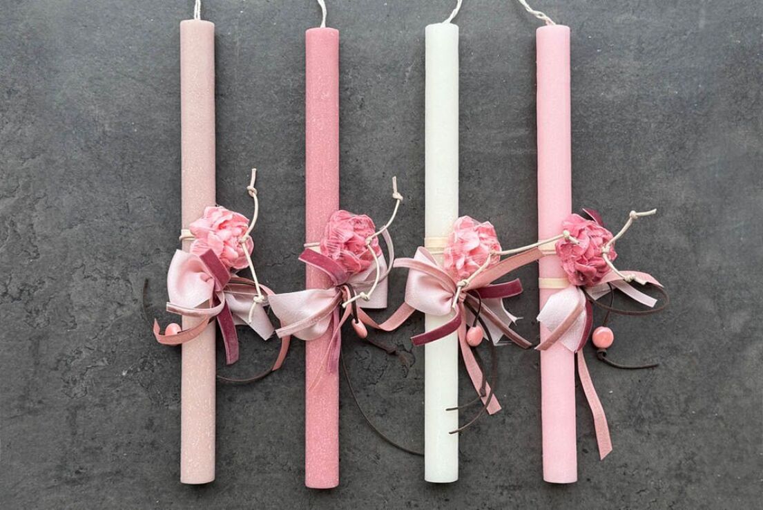 Λαμπάδα Σαπούνι Τριαντάφυλλο-4 Σχέδια (991-996-0507) (0)