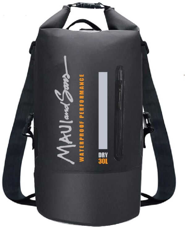 Maui Σακίδιο Στεγανό Παραλίας 30lt Μαύρο (2703) (0)