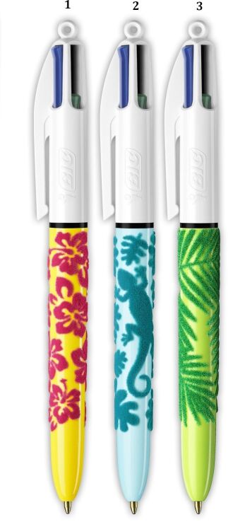 Bic B.Στυλό 4C Velvet-3 Σχέδια (9672771) (1)