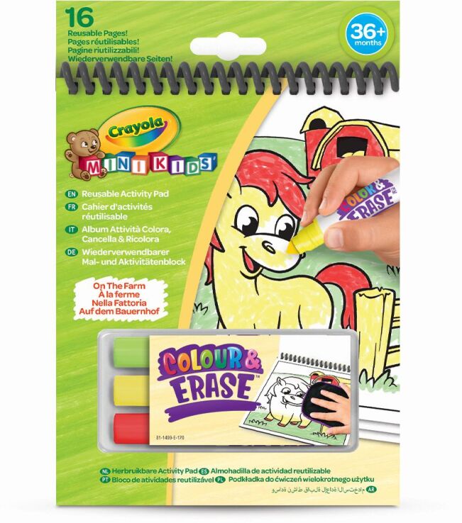 Crayola Σετ Ζωγραφικής Color & Erase-3 Σχέδια (81-1499) (4)