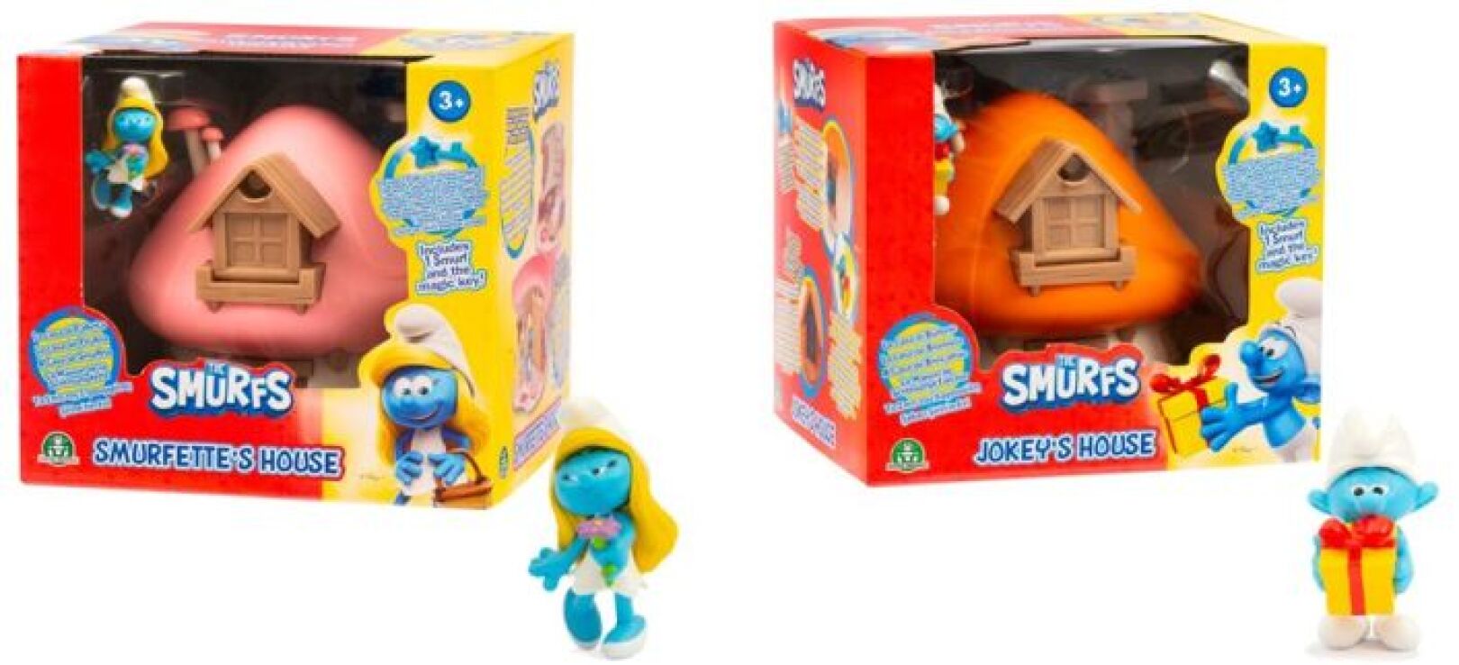 Στρουμφάκια Μαγικό Σπίτι & Φιγούρα-2 Σχέδια (PUF20000) (2)