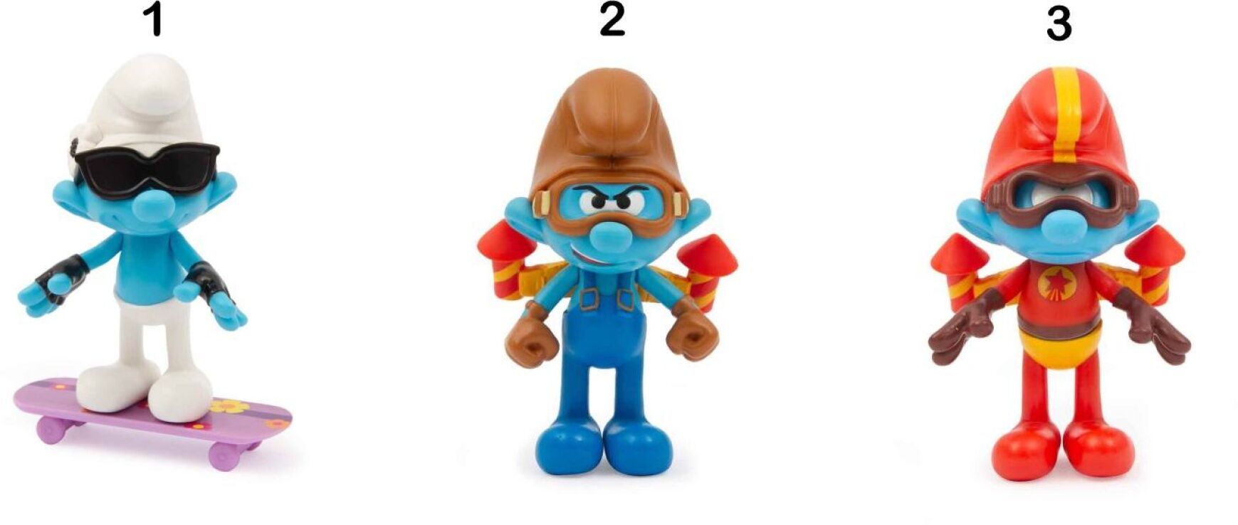 Στρουμφάκια Φιγούρες Μεταμόρφωσης-3 Σχέδια (PUF23000) (1)