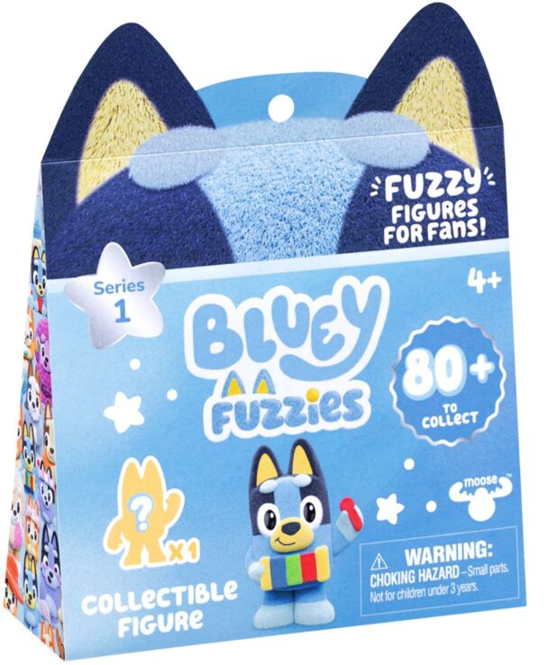 Bluey Φιγούρα Fuzzies-1Τμχ (BLYB3000A) (0)