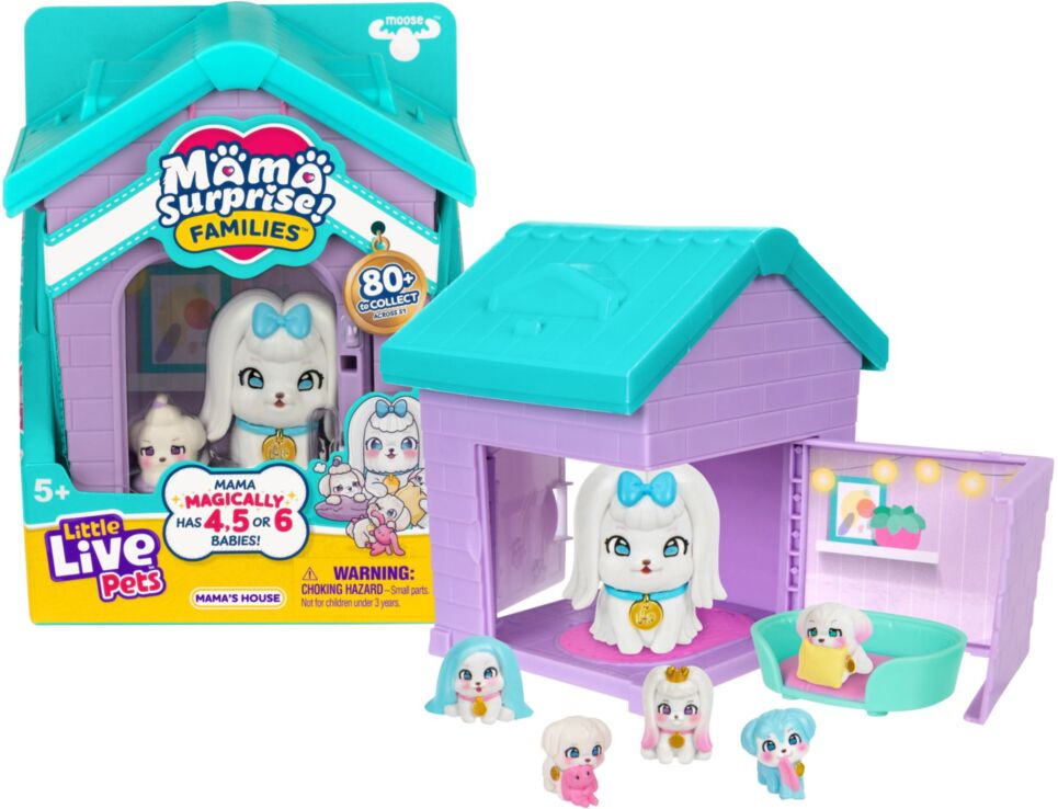 Little Live Pets Mama Surprise Families Σπιτάκια Με Σκυλάκια-4 Σχέδια (LP306000) (0)